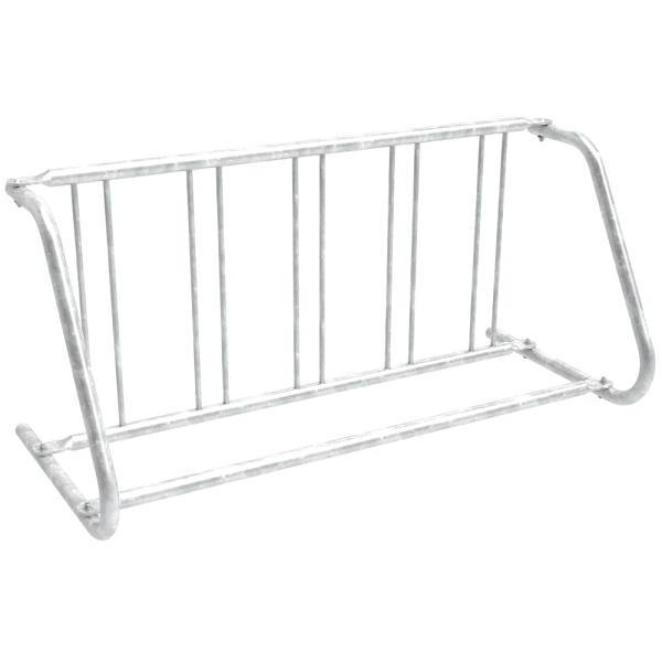 5-Bike Galavanized Single-Sided Grid Rack