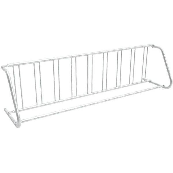 9-Bike Galavanized Single-Sided Grid Rack