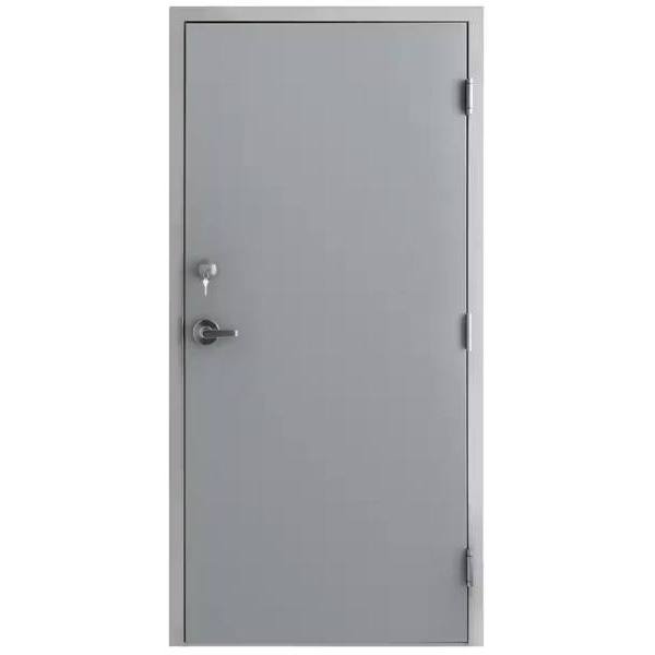 Armor Door 36 In. X 80 In. Fire-Rated Left-Hand Flush Steel Door W/ Frame And Deadlock