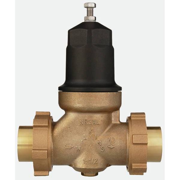 Zurn 1-1/2 Nr3xl Pssure Reducing Vlv W/ Double Union Fnpt Connection Ld Free