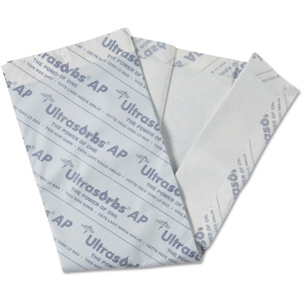 Medline Ultrasorbs Ap Underpads, 31 X 36, White, Carton Of 40