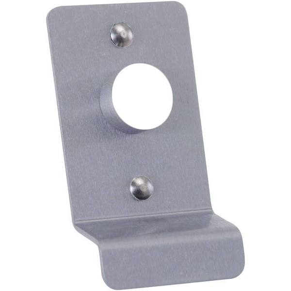 Detex V Series Grade-1 Night Latch P-Pull No Cylinder Exit Trim (Aluminum)
