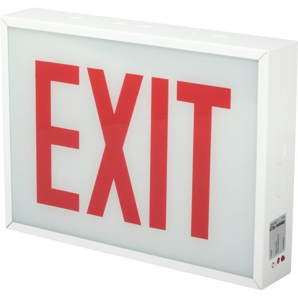 Cooper Lighting SureLites® 120277V Red/Green LED Exit Sign HD Supply