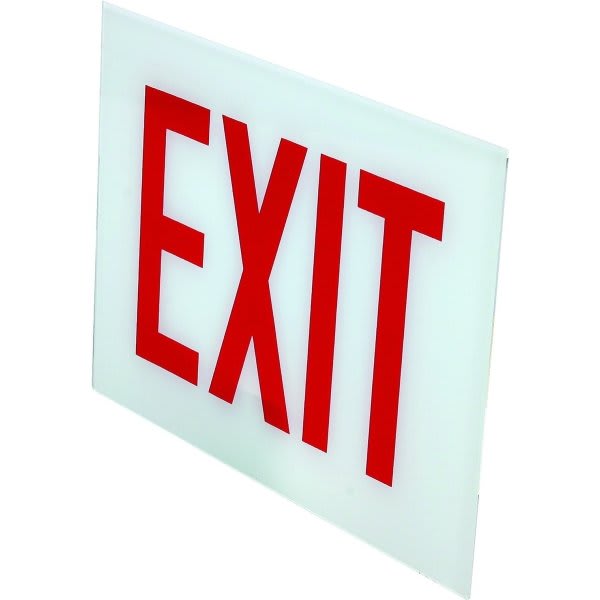 Hubbell® Car 120/277v Red Led Exit Sign HD Supply