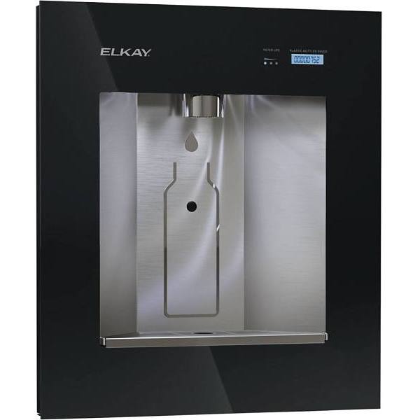 Elkay Ezh2o Liv Built-Filtered Drinking Fountain W/ Remote Chiller (Midnight)
