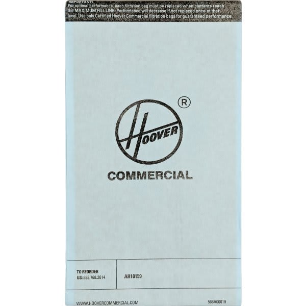Hoover Hushtone Type Cu2 Upright Vacuum Bag W/ Allergen Filtration (10