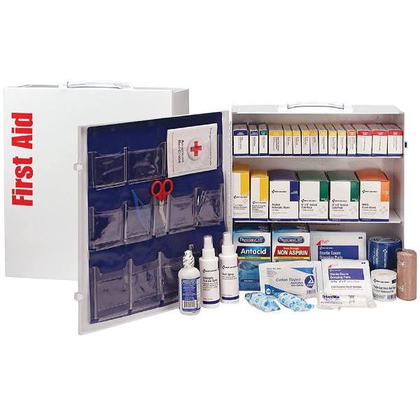 First Aid Only 75-Person 2-Shelf Cabinet 347-Piece First Aid Kit