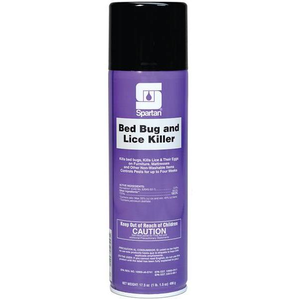Spartan Bed Bug And Lice Killer, Aerosol, Unscented, 17.5 Ounce