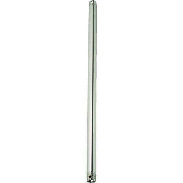 24" Brushed Nickel Down Rod 3/4"Inside Diameter 1"Outside Diameter