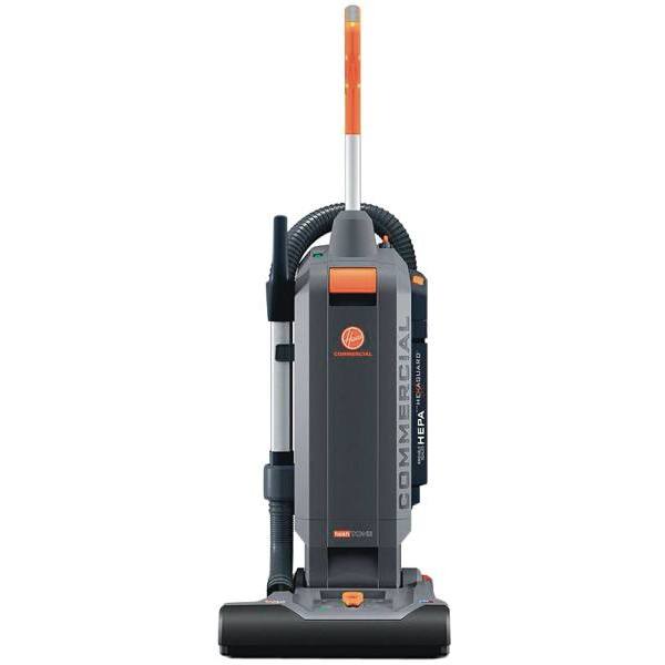 Hoover Hushtone 15 In. Commercial Hard Bag Upright Vacuum Cleaner, W/ Intellibelt