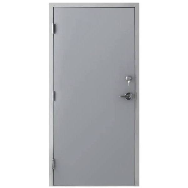 Armor Door 36 In. X 84 In. Fire-Rated Steel Prehung Door W/ Frame, Deadlock, And Hardware