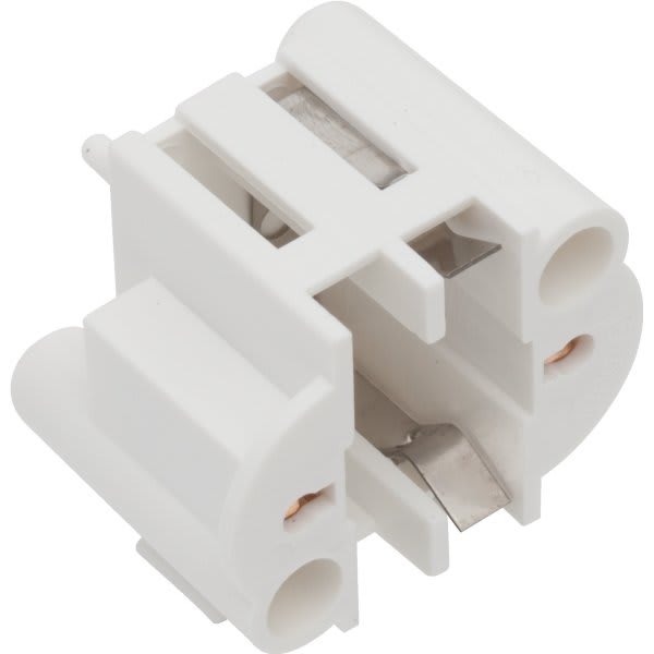Satco® COMPACT Fluorescent Bulb Holder Snap-In, 2-Pin Gx23/Gx23-2 Base, Pack Of 4