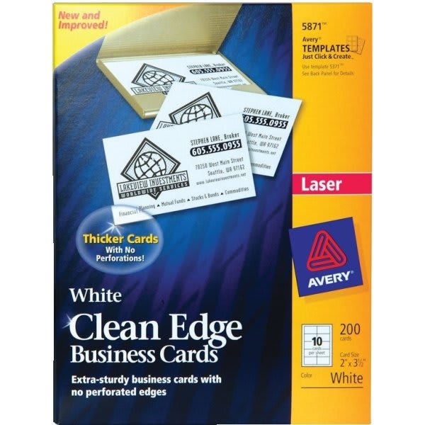Avery Laser Microperforated Business Cards 2 X 3 1 2 Pack Of 250 avery-laser-microperforated-business-cards-2-x-3-1-2-pack-of-250