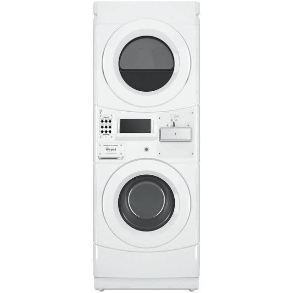 Whirlpool ENERGY STAR Commercial Laundry Center, 3.1 cu. ft. Washer And 6.7 cu. ft. 240 V Electric Dryer, Coin Drop Box