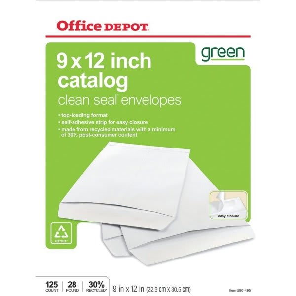 Office Depot® Brand Clasp Envelopes, 111/2" x 141/2", Box Of 100 HD