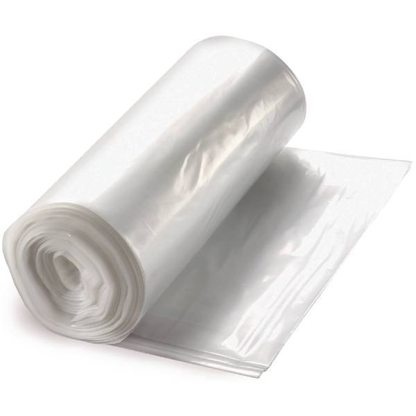 Berry Global 7-10 Gal. 24 In. X 24 In. 1 Mil. Clear Low-Density Trash Bags (500-Case)