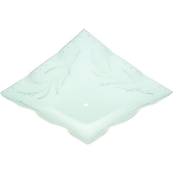 Satco® Wheat Design Opal Square Glass Pack Of 4