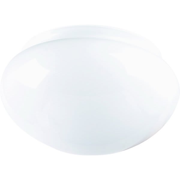 White Mushroom Glass Lens 6" Package Of 4