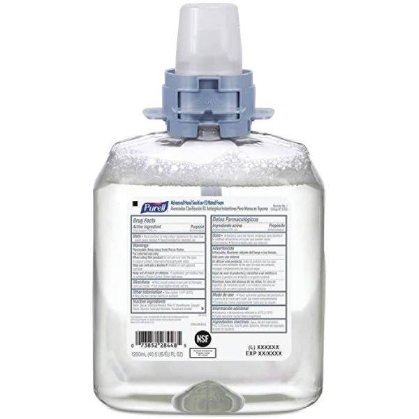 PURELL E3 Hand Sanitizer Fragrance Free Fmx-12, Case Of 4