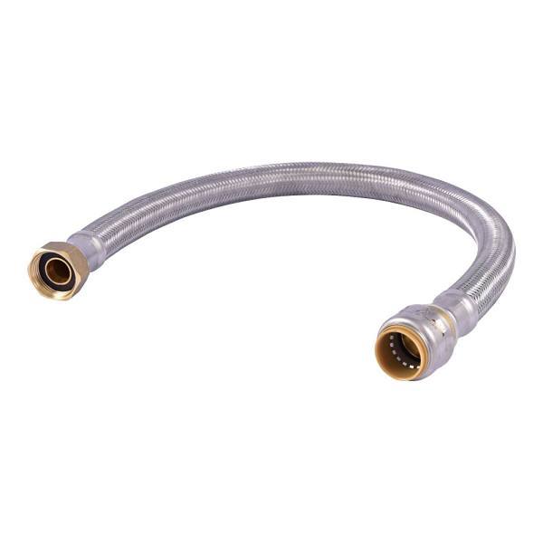 Sharkbite Max Flex Water Heater Connector 3/4" X 3/4"Fip X 24"