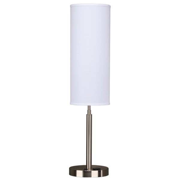 Arkansas Lighting 30" Table Lamp, 27 Watt, Brushed Nickel