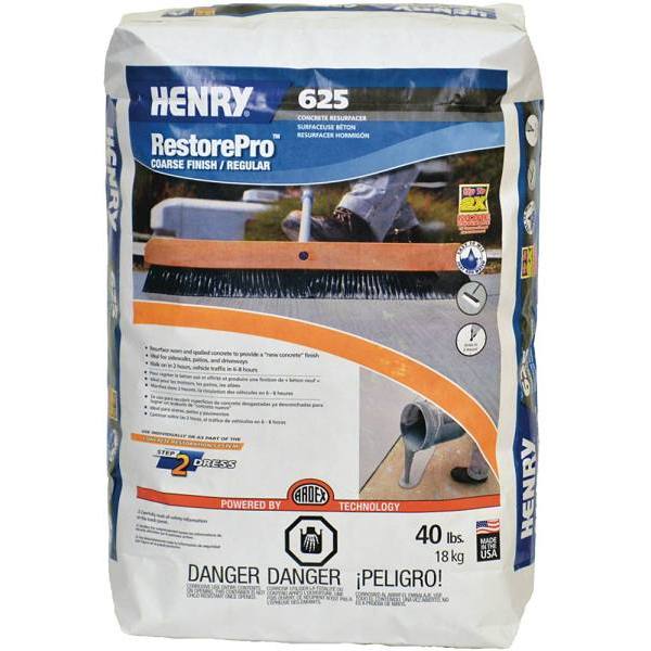 Henry 40 Lb. 625 Restorepro Concrete Repair Resufacer