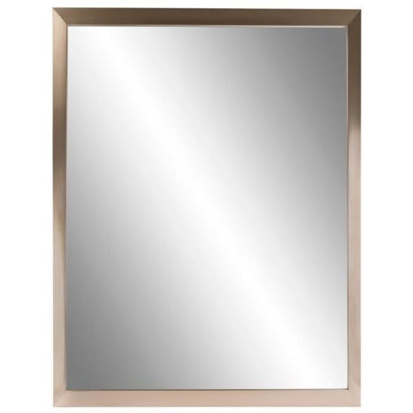 Jensen Framed Mirror 24 X 30" Satin Nickel