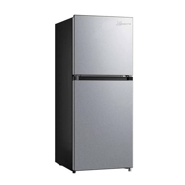 Seasons ENERGY STAR 3.07 cu. ft. 18 In. W COMPACT Top Freezer Refrigerator, Stainless Steel Look
