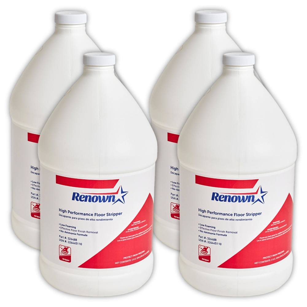 Renown High Performance Floor Stripper, 1 Gal, Case Of 4