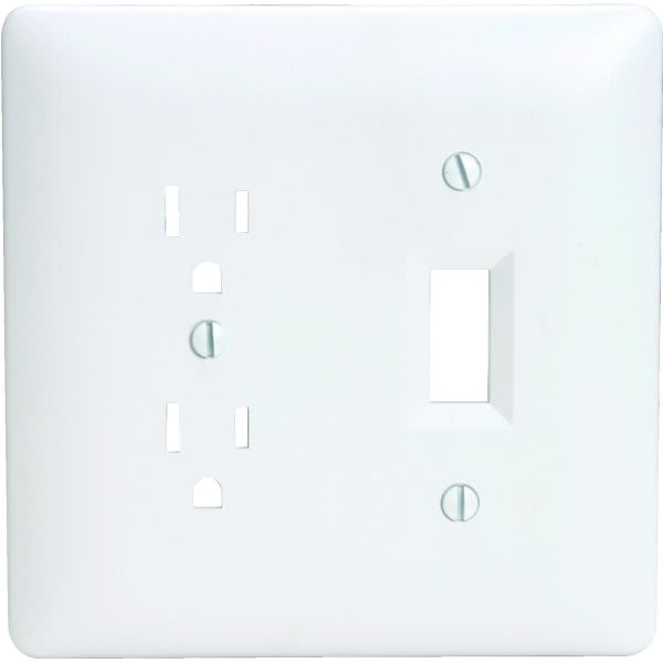 TAYMAC MASQUE 1Gang PVC Decorator Wall Plate Toggle Cover (5Pack
