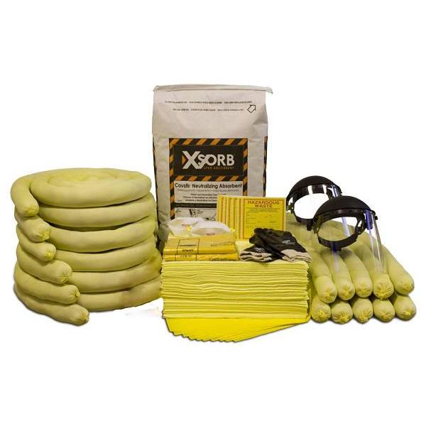 Xsorb Caustic Neutralizing 65 Gallon Spill Response Kit