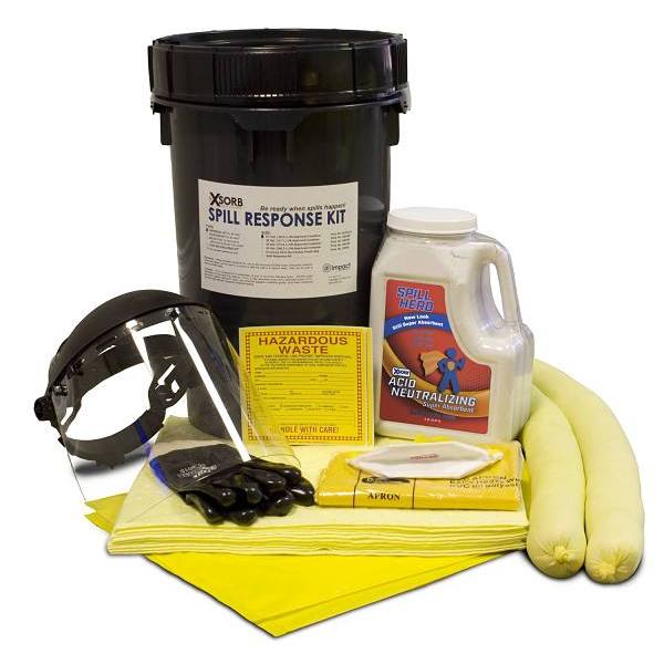 Xsorb Acid Neutralizer 6.5 Gal Spill Kit