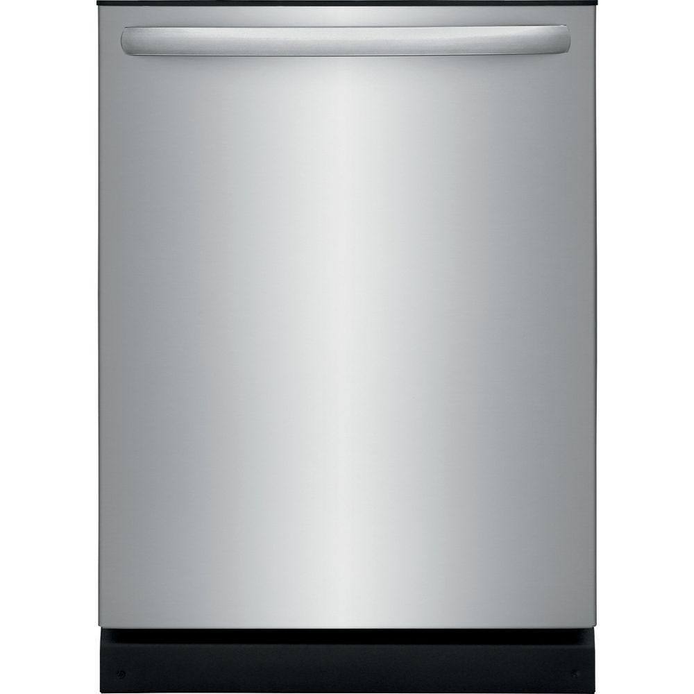 Frigidaire ENERGY STAR Built-In Dishwasher, 52 Dba, Stainless Steel, Top Control, 4 Wash Cycles, 24"