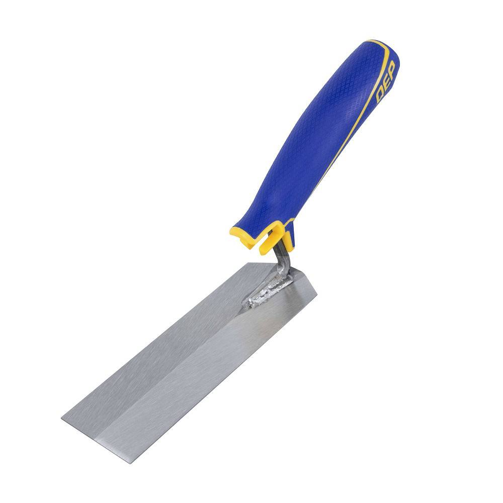 QEP 6" X 2" Margin Trowel W/ Steel Blade, Comfort Grip & Bucket Hook