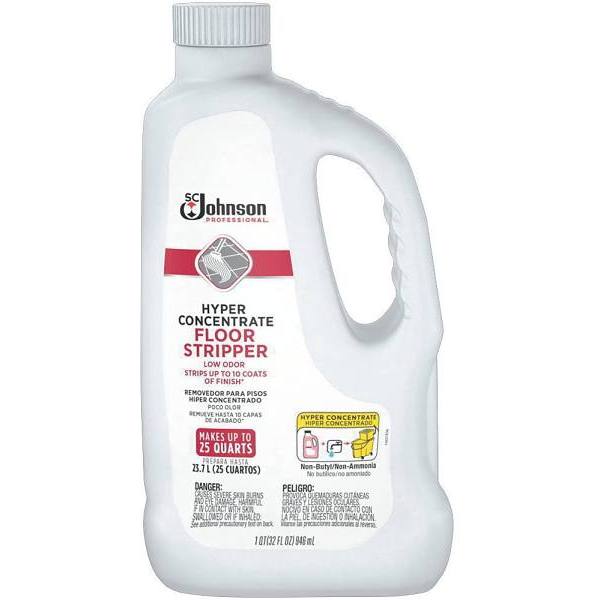 Sc Johnson Professional 1 Qt. Hyper Concentrate Floor Stripper , Case Of 6
