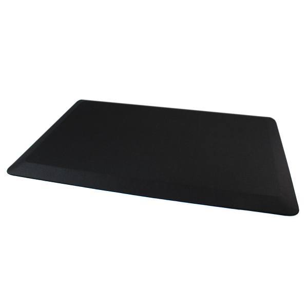Floortex® Black Standing Comfort Mat - 16" X 24"