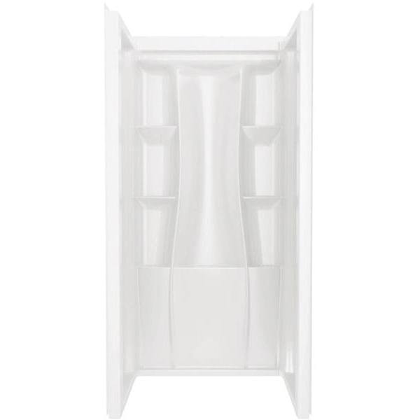 Delta Classic 500 36 In. X 73.25 In. X 36 In. Shower Surrounds, High Gloss Whit