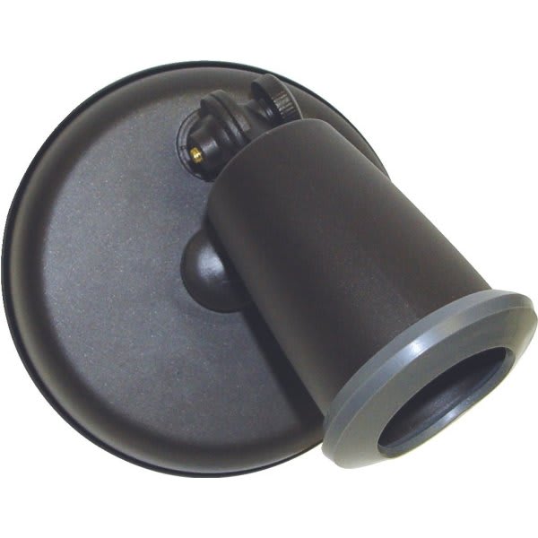 Satco® Nuvo Bronze 1-Light 5 Flood Light Exterior Par38 Holder, Adjustable Swivel
