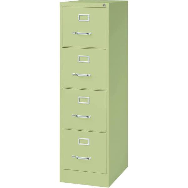 Hirsh 2200 Series Putty 4-Drawer Letter Width Vrt File Cabinet, 22 " Deep
