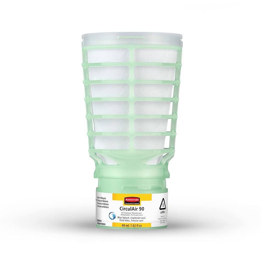 Rubbermaid Commercial T-Cell Blue Splash Odor Control Dispenser Refill Case Of 6