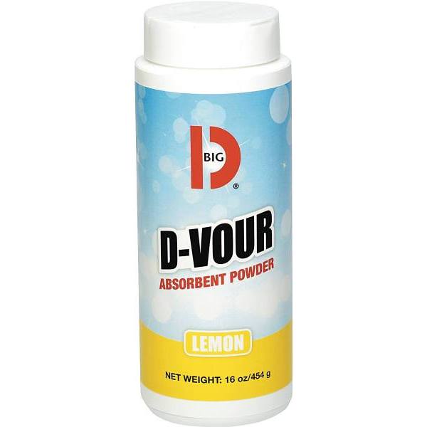 Big D-Vour 16 Oz Lemon Absorbent Powder, Case Of 6