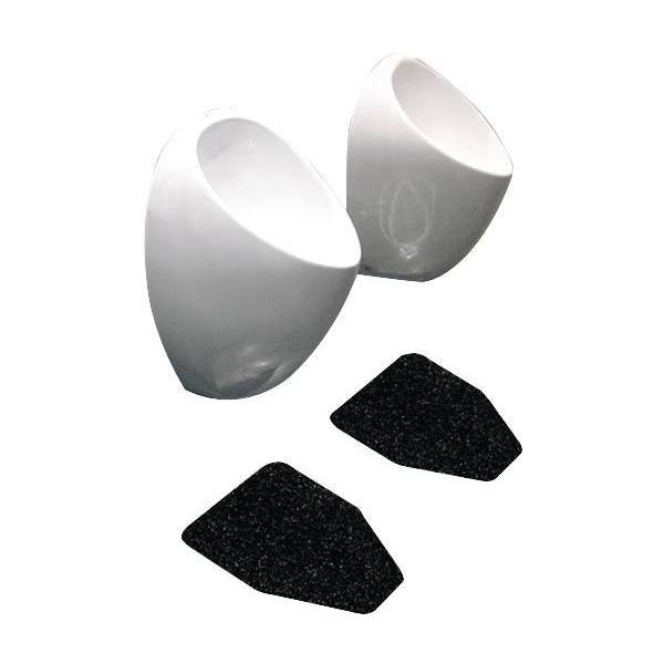 Wizkid Black Antimicrobial Urinal Screen Mat, Case Of 12