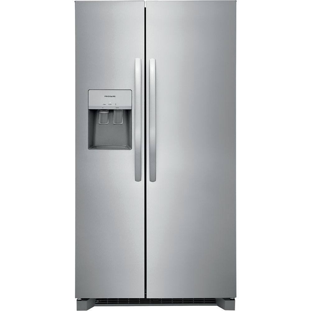 Frigidaire ENERGY STAR 36" 25.6 Cu. Ft. Standard Depth Side By Side Refrigerator, Stainless Steel