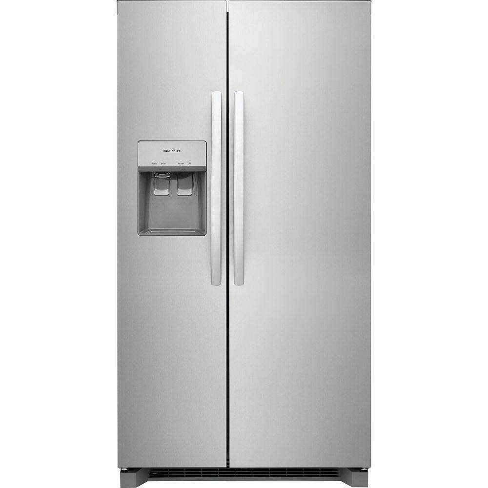 Frigidaire 36" 22.3 Cu. Ft. Standard Depth Side By Side Refrigerator, Stainless Steel