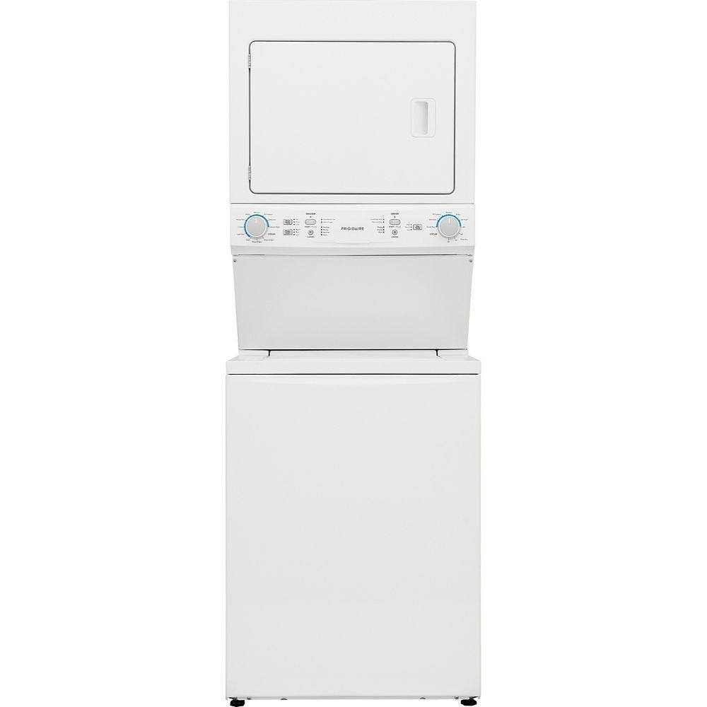 Frigidaire 3.9 Cu. Ft. Washer And 5.5 Cu. Ft. Long Vent Electric Dryer Laundry Center, White