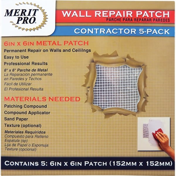 Wal-Board 6 x 6" Self-Adhesive Drywall Patch , Package Of 10 | HD Supply
