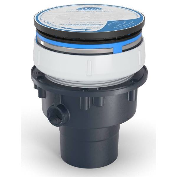 Zurn Ez Pvc Slab On Grade Floor Drain 5" Round Nickel Bronze Head 2" X 3" Bottom