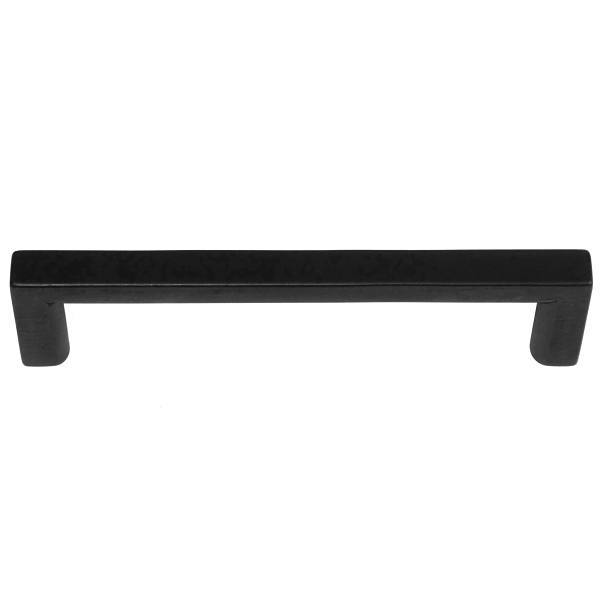 Seasons 3.75 In. Center-To-Center Square Matte Black Drawer Pull, 5-Pack