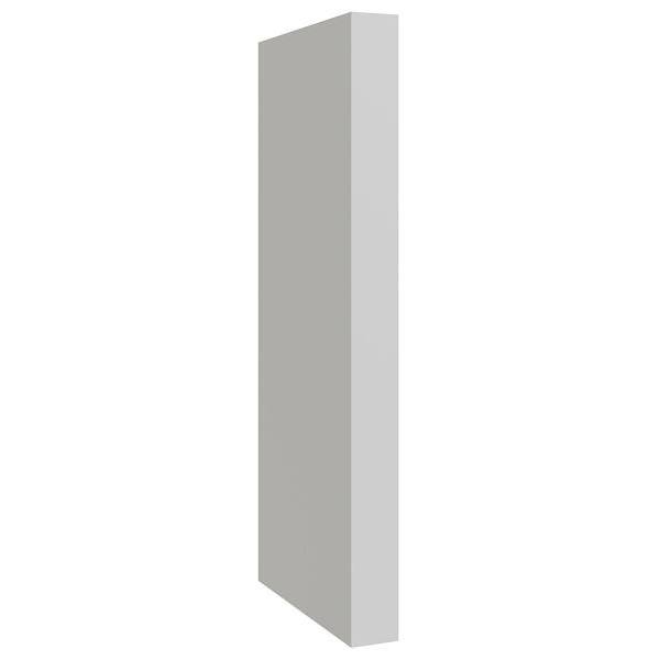 CNC Cabinetry Luxor Column, 3"W X 36"H X 15"D, Shaker Misty Grey