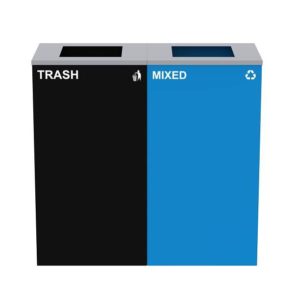 Alpine Industries 58g 2-Stream  Blue - Bottles Recycling Station Package Of 2